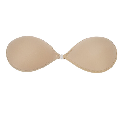 (D) Silicone Strapless Push Up Bra Deep V 1