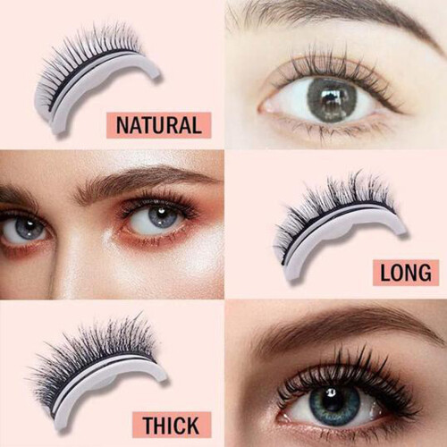 Self-adhesive Thick Eyelashes Glue-free 1