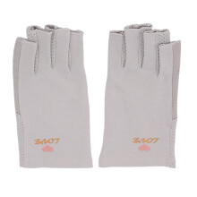 (Grey) UV-Schutz Fingerhandschuhe Maniküre Baumwolle