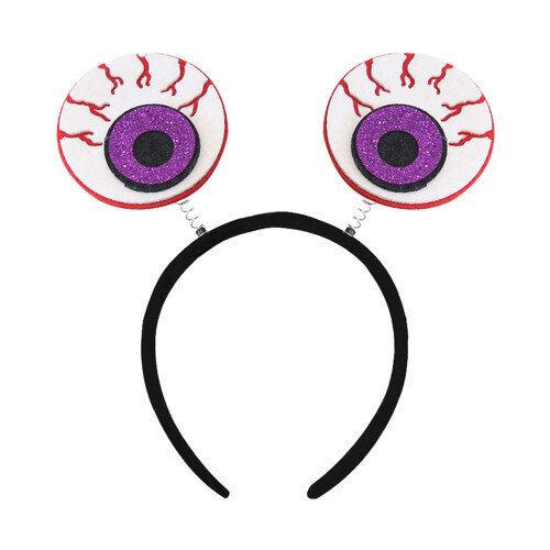 Halloween Felt Spider Headband with Bone & Eyeball 1