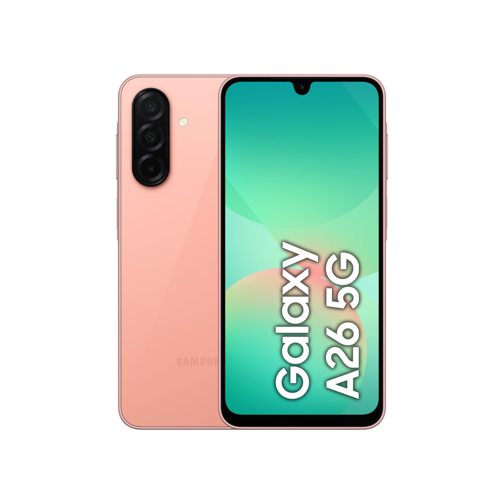Samsung Pink Galaxy A26 (A266b-Ds, 5G) (256Gb+8Gb, Peach )