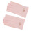 (Pink) UV-Schutz Fingerhandschuhe Maniküre Baumwolle 5