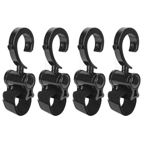 4pcs Universal Baby Stroller Hooks Flexible Shopping Bag Hooks 1
