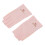 (Pink) UV-Schutz Fingerhandschuhe Maniküre Baumwolle 3