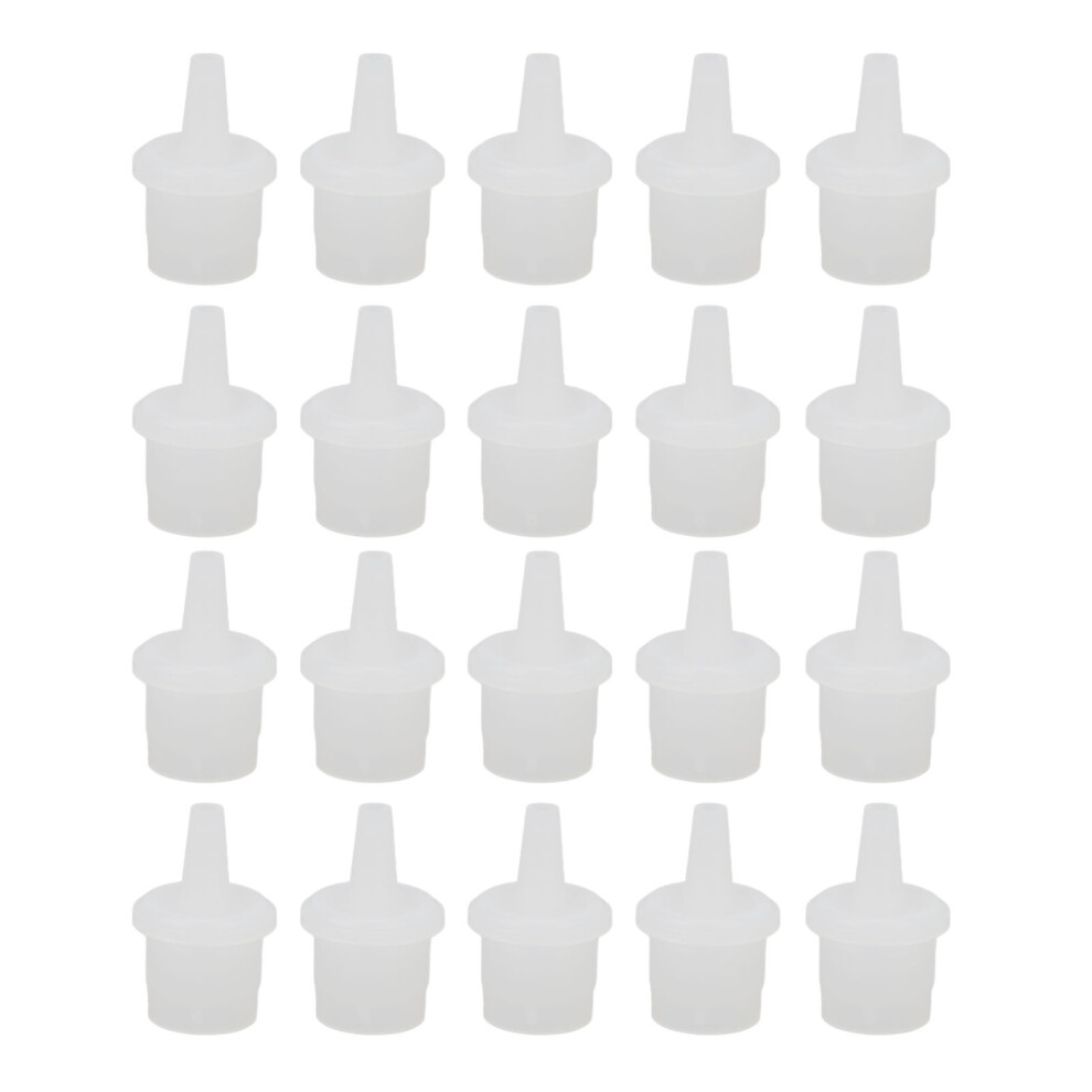 20pcs Eyelash Glue Nozzle ABS Glossy Replacement