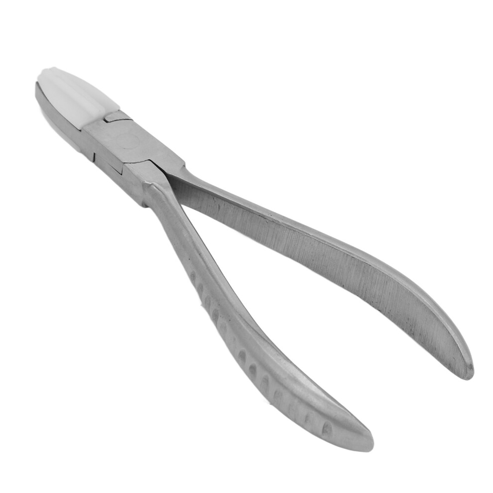 (Nylon Jaw Pliers With Hole) Stainless Steel Eyeglasses Pliers Repair Adjusting Nylon Jaw With Hole 461605093185