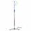 Height Adjustable IV Stand Pole Stainless Steel Telescopic 3