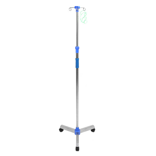 Supporto Flebo Portatile in Acciaio Inox Rinforzato 1