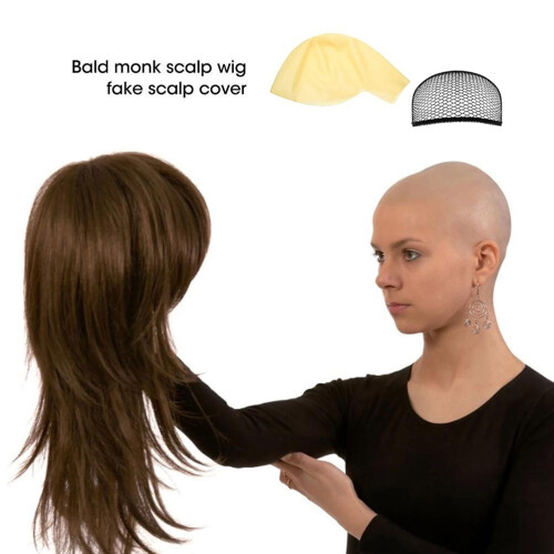 Latex Bald Cap Wig Thick Cosplay Hat for Kids 1