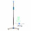 Height Adjustable IV Stand Pole Stainless Steel Telescopic 4