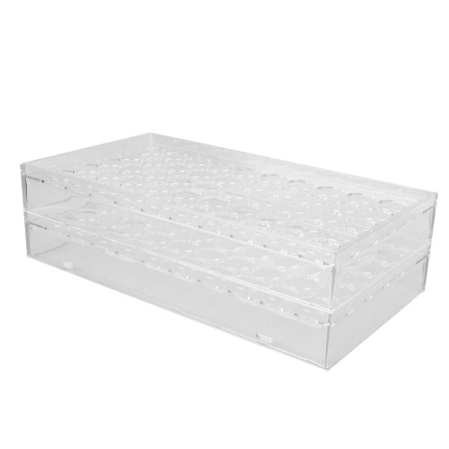 Transparent 50-Hole Tattoo Ink Holder Rack 1