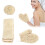 3Pcs Jute Back Wash & Exfoliating Gloves 1