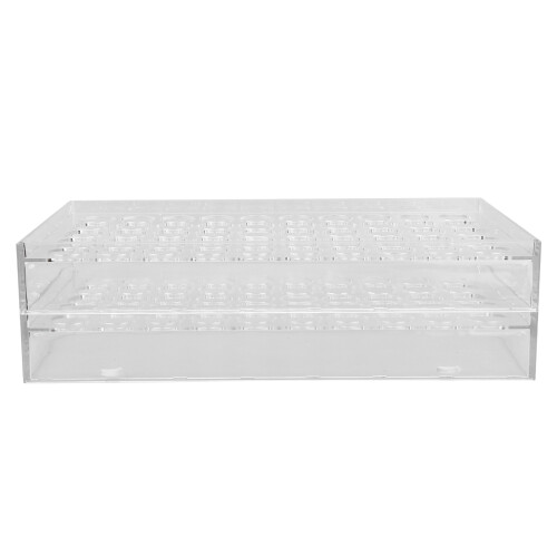 Transparent 50-Hole Tattoo Ink Holder Rack 2