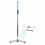 Height Adjustable IV Stand Pole Stainless Steel Telescopic 5