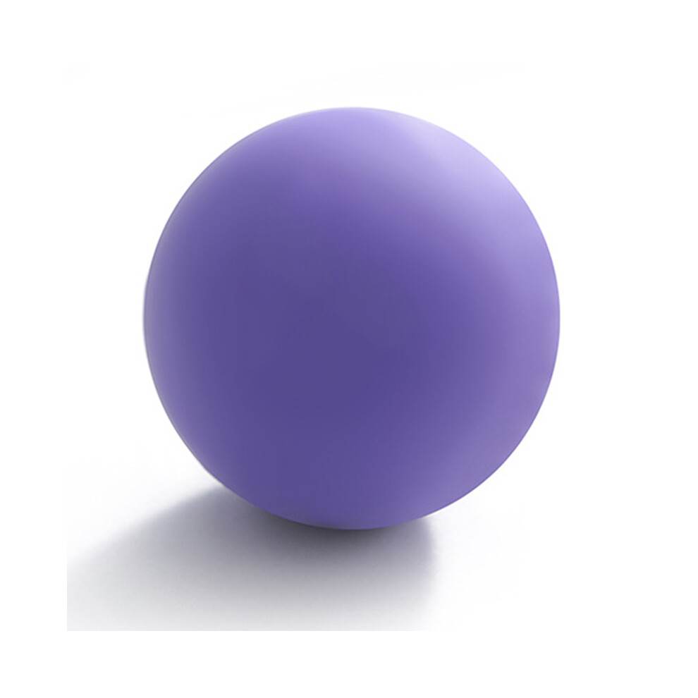 Purple (Purple) Massage Ball Yoga Fascia Rubber Round Ball Foot Massager