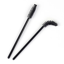 (Black) 50x Wegwerpspoel Wimperkwast Zwart