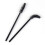 (Black) 50 Stück Wimpern Pinsel Set Mini Spiral Flexibel Schwarz 1