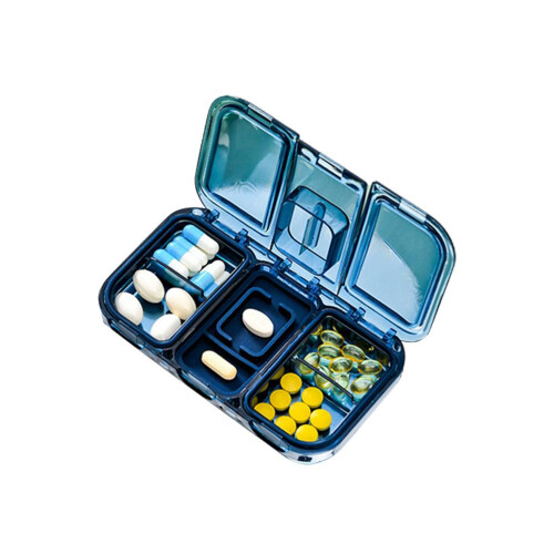 2-in-1 Pill Cutter Box Dust/Moisture Proof