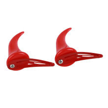 1 Paar Halloween-Haarclips OX-Horn für Kinder & Erwachsene Cosplay