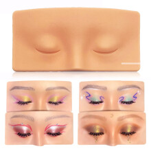 Silicone Face Makeup Practice Board Realistic Reusable