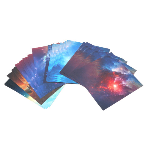 200 Sheet Double Sided Folding Paper Kids DIY Star Pattern Arts Crafts