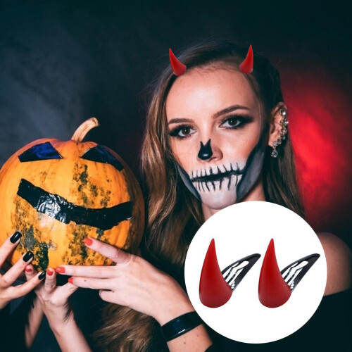 1 Paio Forcine Halloween Corna Bue per Cosplay 1