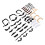 Fake Eyebrow Beard Set Adhesive Theme Party 4