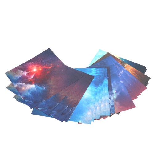 200 Sheet Double Sided Folding Paper Kids DIY Star Pattern Arts Crafts 2