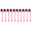 10Pcs Dual Edge Eyebrow Brush Multifunction Soft Nylon Double Sided 1