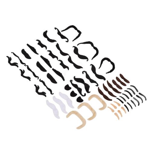 Fake Eyebrow Beard Set Adhesive Theme Party 2