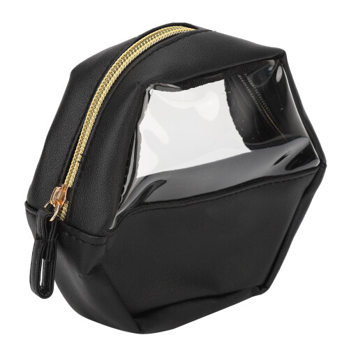 Hexagonaal Toilettenzakje PU Leer Draagbare Make-up 1