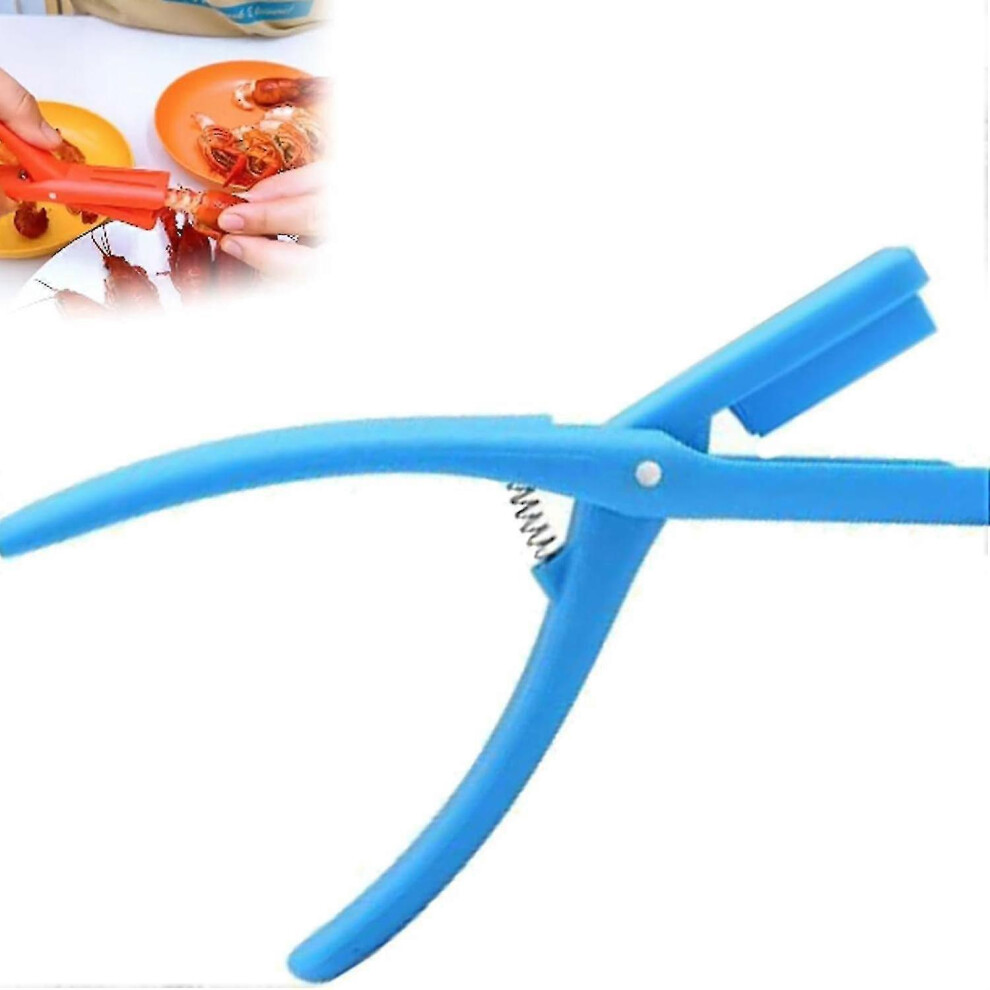 Kikidex (As Show, ) Crawfish Sheller Tool - Seafood Tool Crawfish Sheller Manual Efficient Crawfish Shelling Device Shrimp Peeler Orange