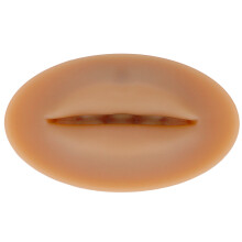 (Light Brown) Microblading-Lipmodell Soft-Silikon Dunkelbraun