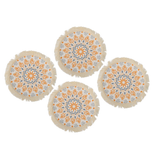 Boho Photography Mat Tassel Insulation Pad for Table Decoration 1
