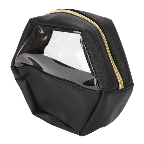 Hexagonaal Toilettenzakje PU Leer Draagbare Make-up 2