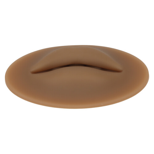 (Dark Brown) Microblading-Lipmodell Soft-Silikon Dunkelbraun 2