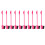 10Pcs Dual Edge Eyebrow Brush Multifunction Soft Nylon Double Sided 2