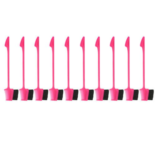 10Pcs Dual Edge Eyebrow Brush Multifunction Soft Nylon Double Sided 1