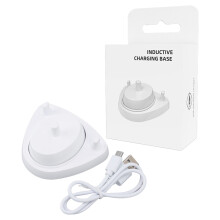 (White) Inductive Charging Base USB Toothbrush Charger D12 D16 White