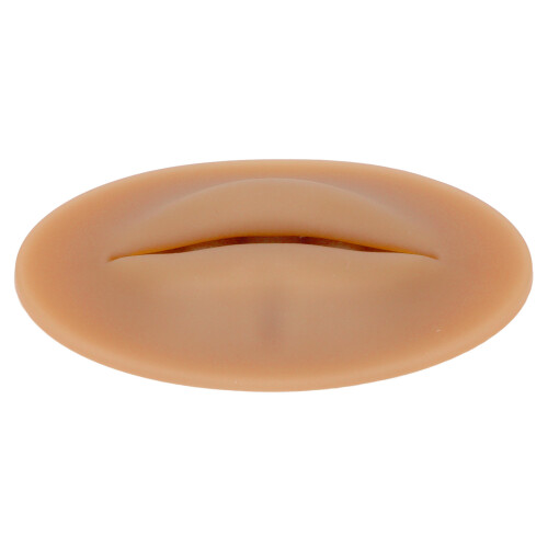 (Light Brown) Microblading-Lipmodell Soft-Silikon Dunkelbraun 2