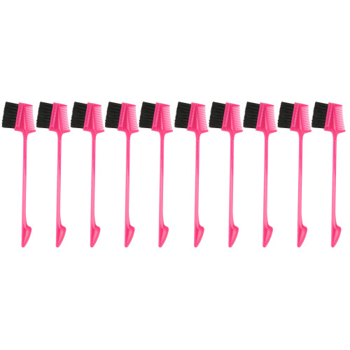 10Pcs Dual Edge Eyebrow Brush Multifunction Soft Nylon Double Sided 2