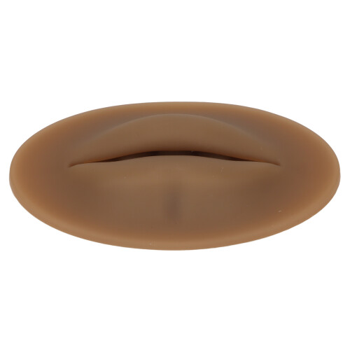 (Dark Brown) Microblading-Lipmodell Soft-Silikon Dunkelbraun 1