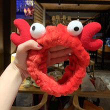 (Crab Red) Zachte Elastische Make-up Hoofdband