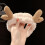 (Small Antlers Light Pink) Zachte Elastische Make-up Hoofdband 1