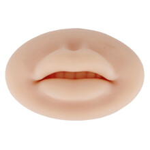 (Dark Skin) 3D-Silikon-Lippen-Training, realer Hautkontakt