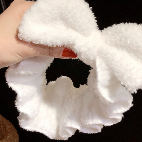 (Bow White) Zachte Elastische Make-up Hoofdband 2
