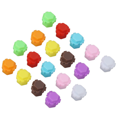 Set 200 bicchieri inchiostro tatuaggio multicolore portatile 2