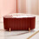 (Russet Red) Kosmetik-Box transparent staubdicht mit Fächern Grün 5