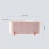 (Pink) Kosmetik-Box transparent staubdicht mit Fächern Grün 2