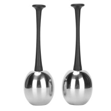 (Black Handle) 2x Gesichtseiskugeln Edelstahl gegen Schwellungen